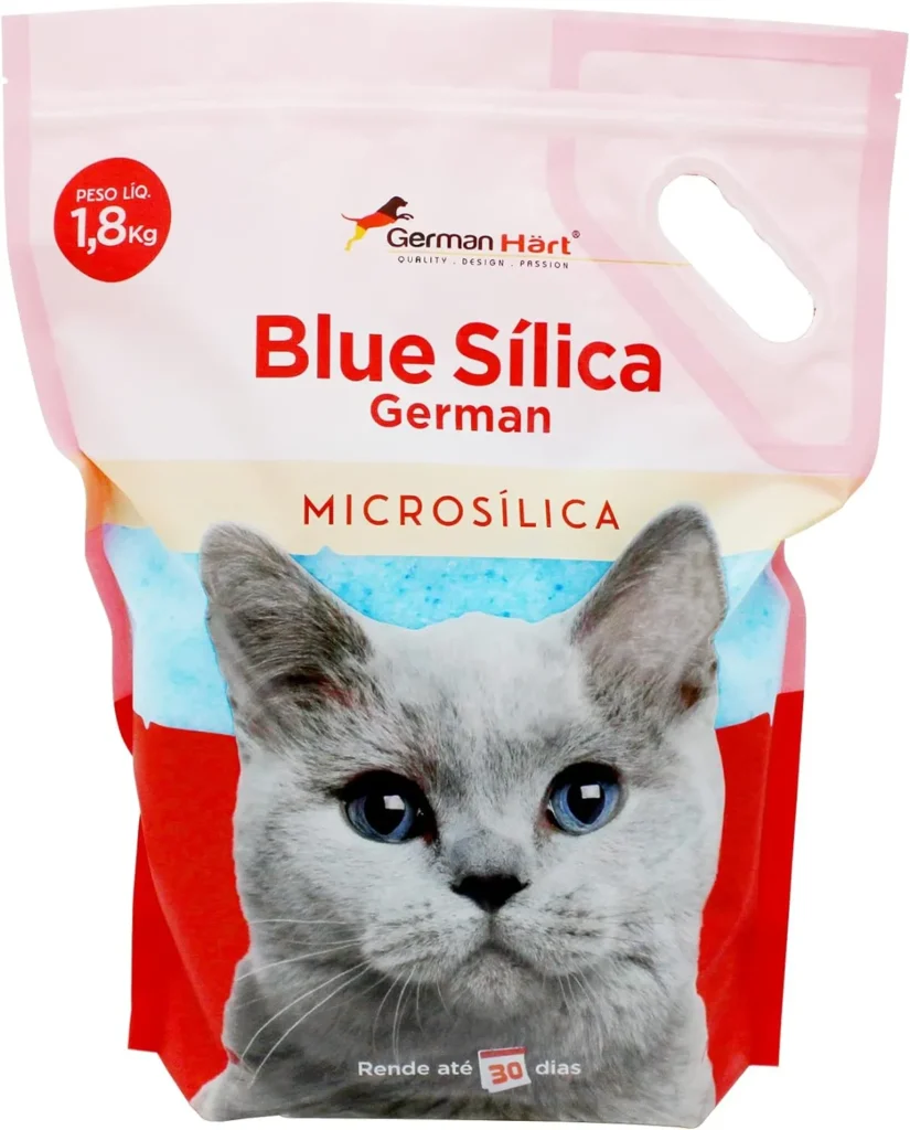 bluesilica: areia sanitária para gatos 